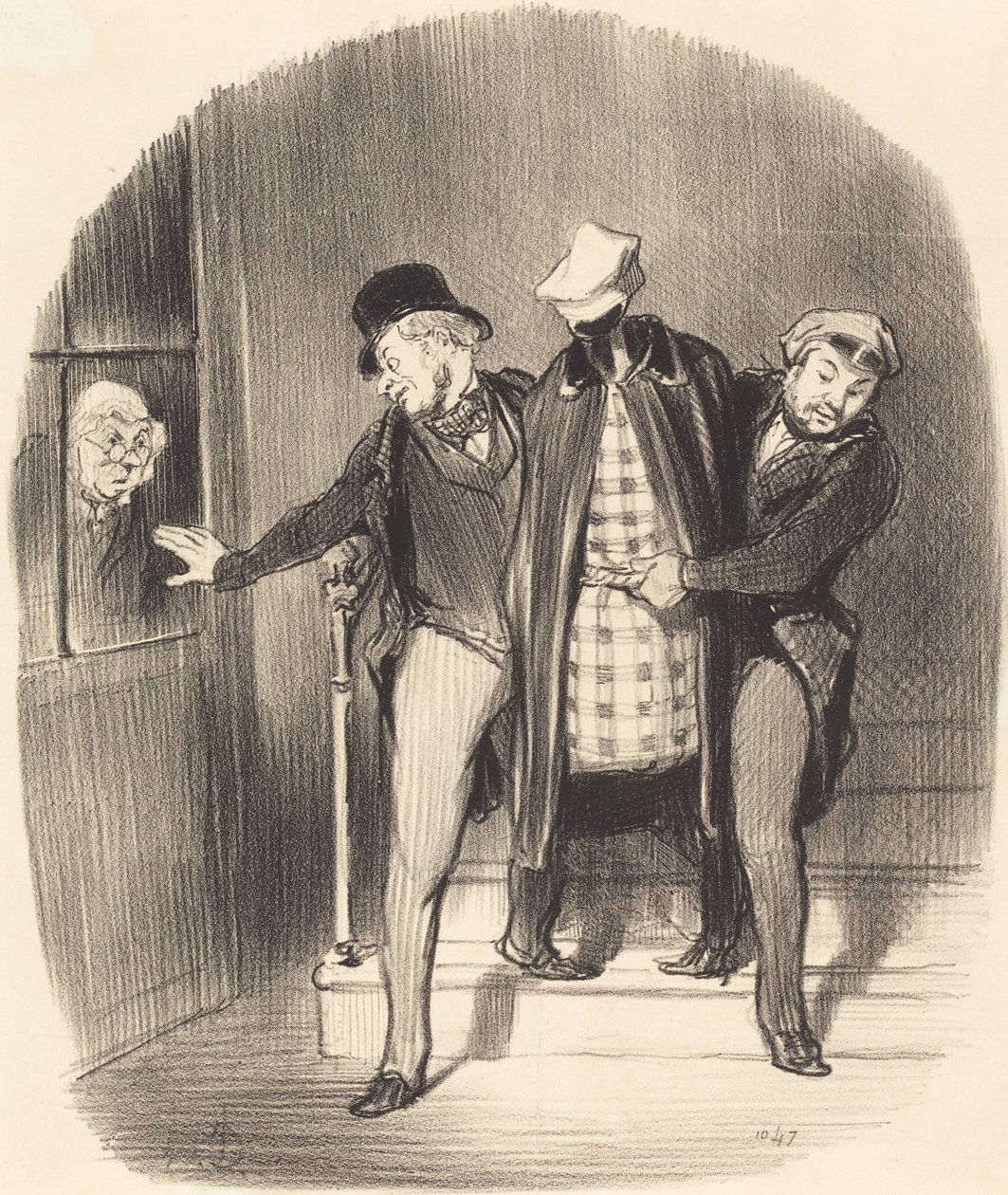 Hiljainen liike tekijältä Honoré Daumier