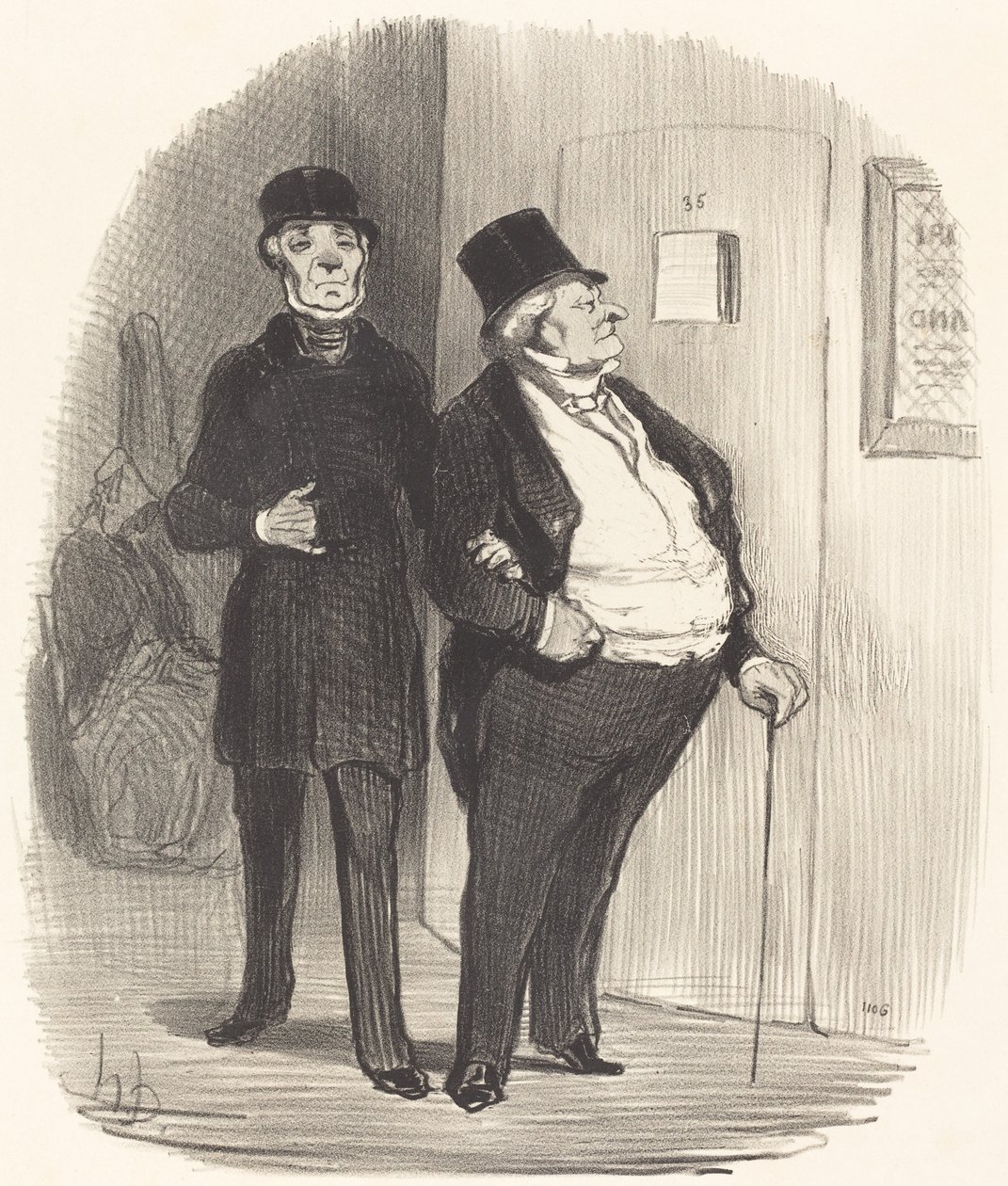 Edustuksen päivä... tekijältä Honoré Daumier