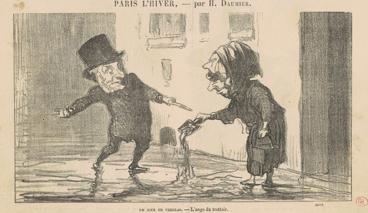 Pakkas päivä tekijältä Honoré Daumier