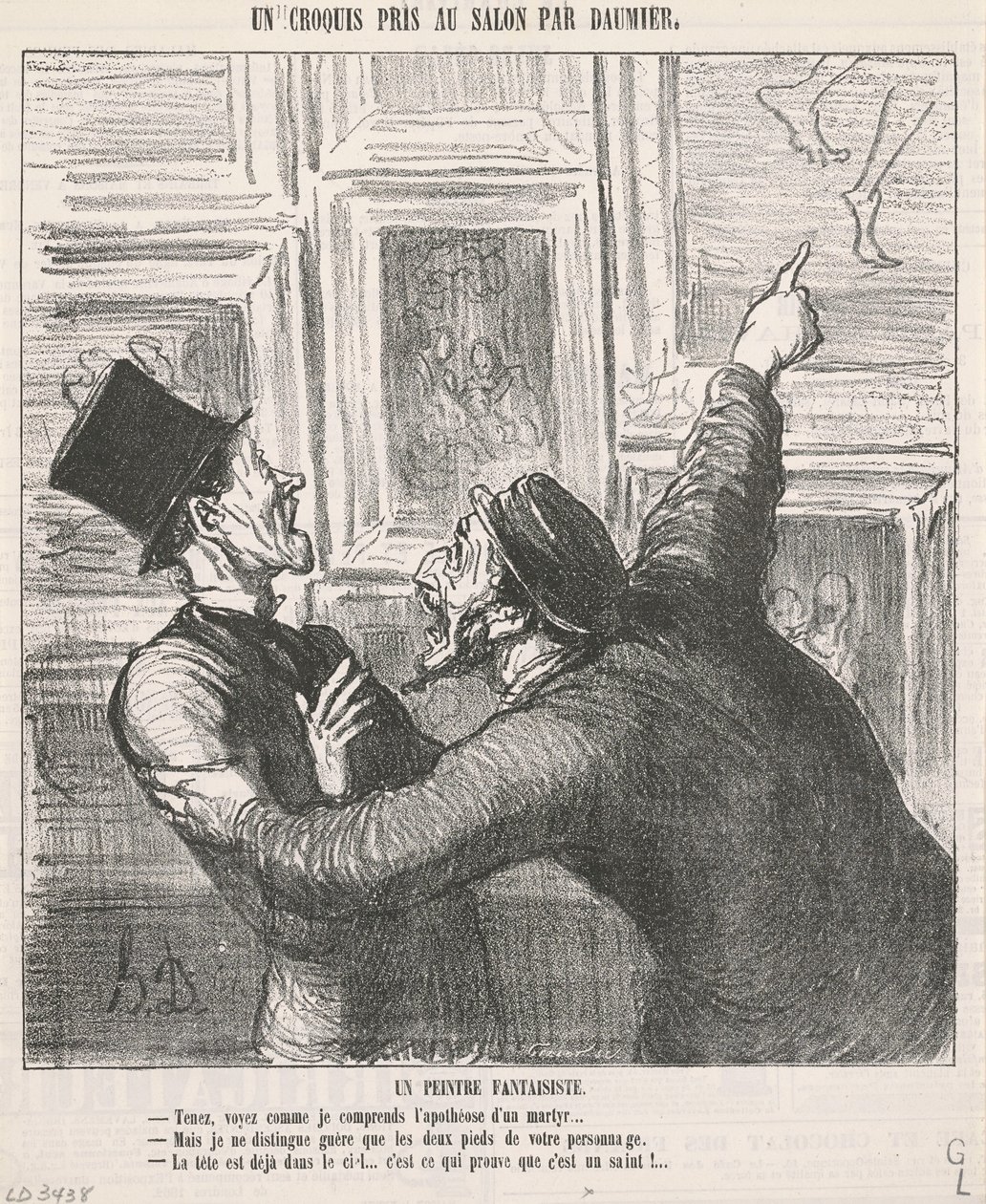 Un pintor capritxós finlandès tekijältä Honoré Daumier