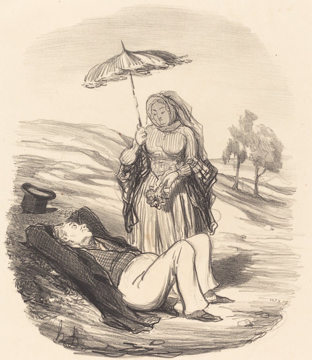 Avioliittokävely tekijältä Honoré Daumier