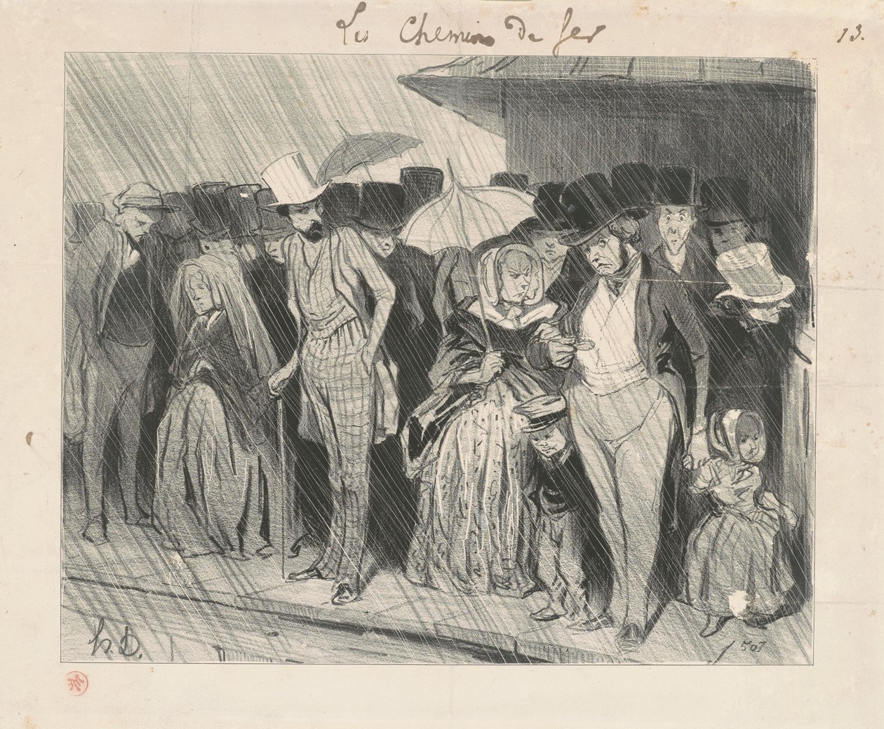 Asema äärettömän liian pitkä tekijältä Honoré Daumier