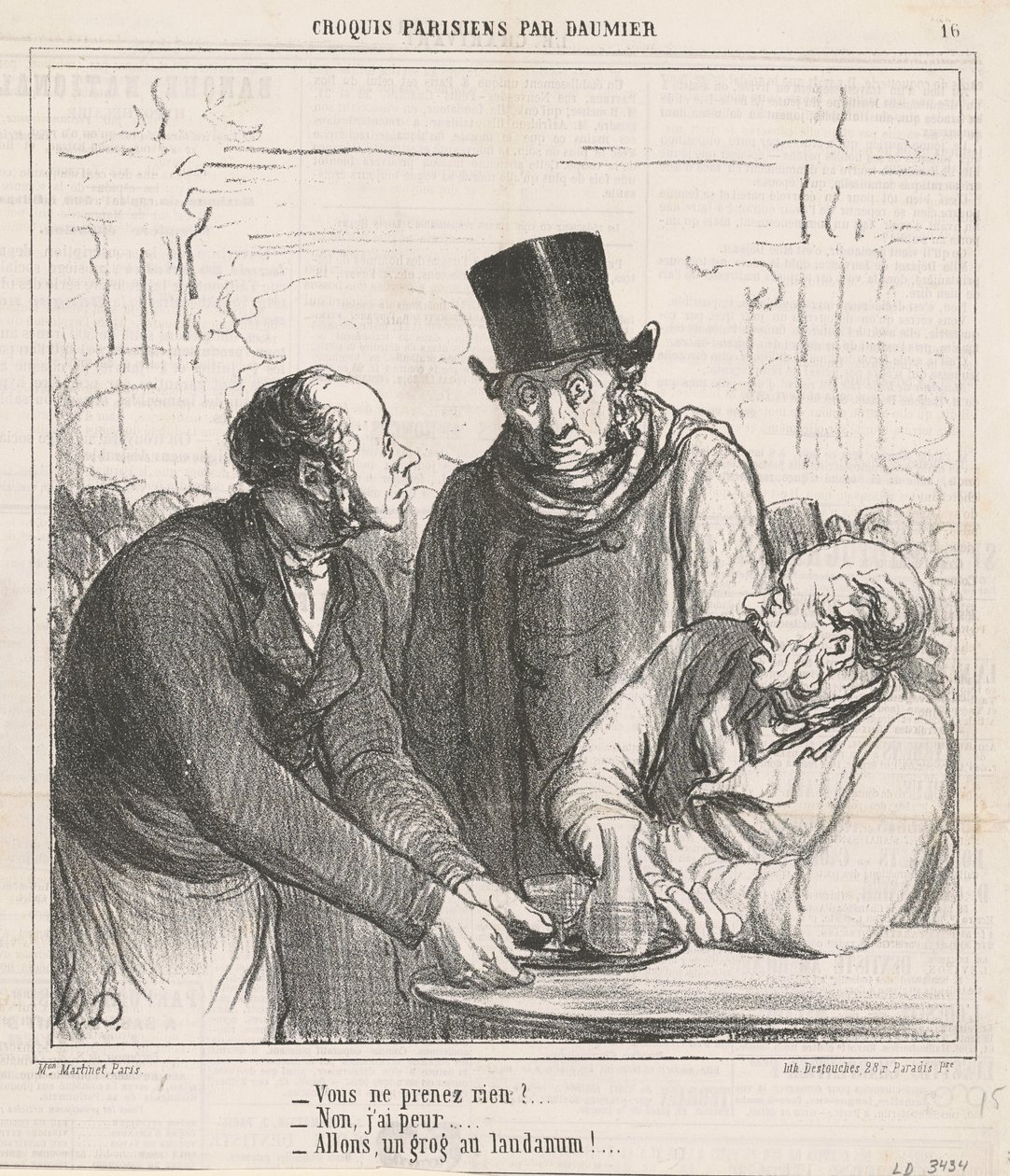 Et ota mitään? tekijältä Honoré Daumier