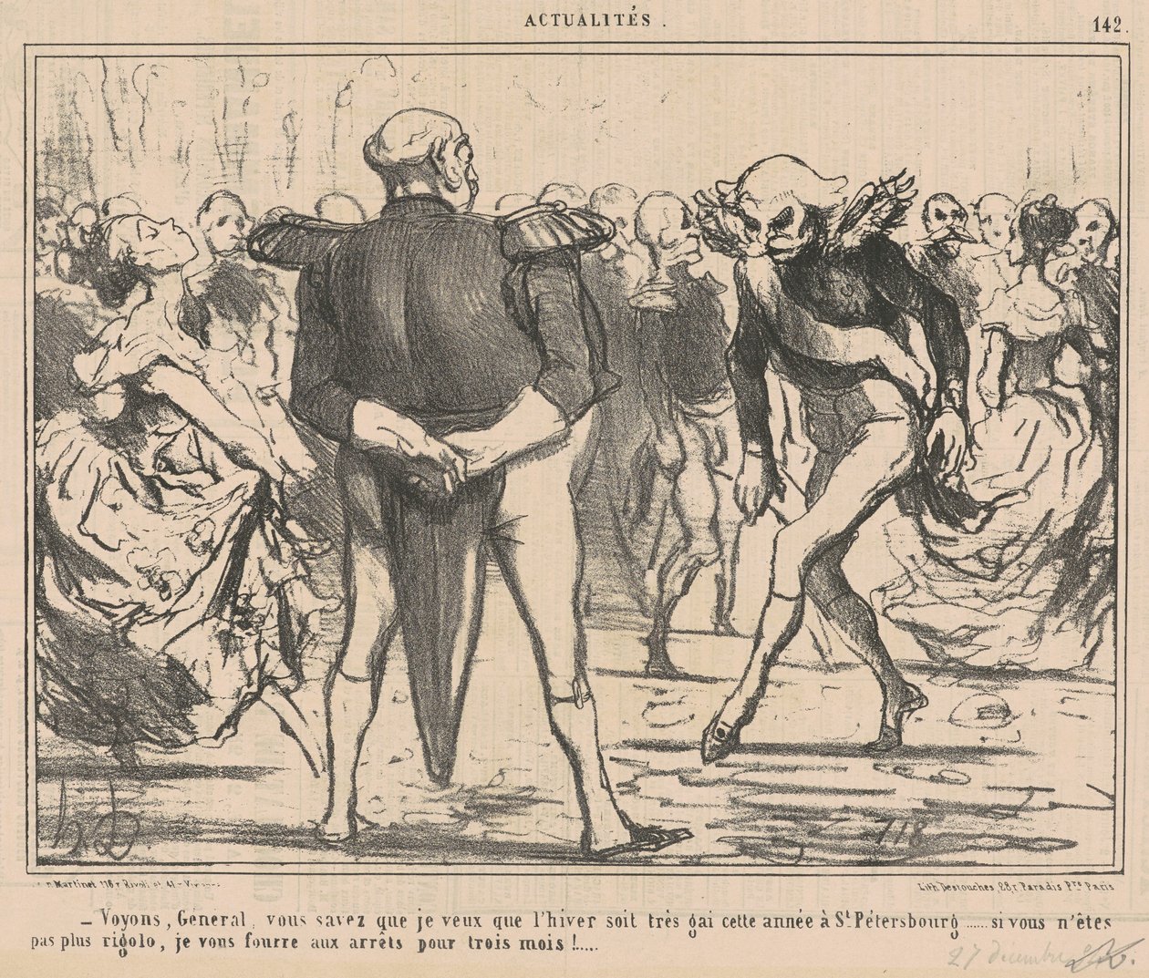 Tule, kenraali... tekijältä Honoré Daumier