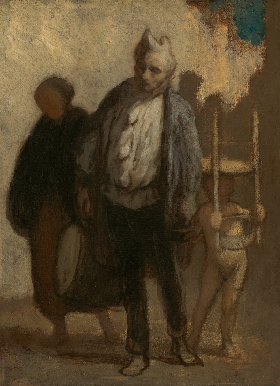 Vaeltavat akrobaatit tekijältä Honoré Daumier