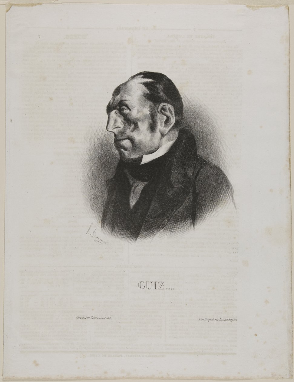 Guiz.... tekijältä Honoré Victorin Daumier