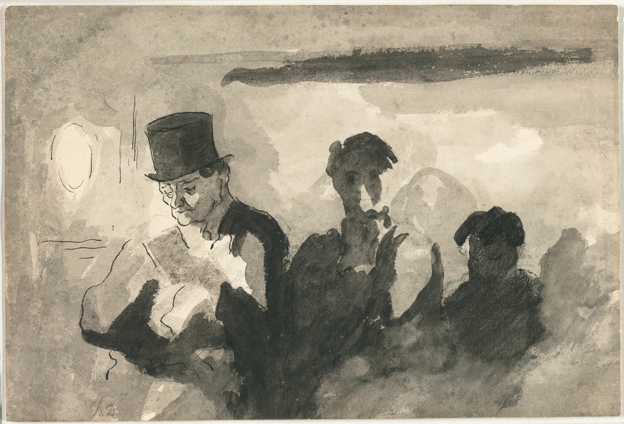 Kolmannen luokan vaunut tekijältä Honoré Victorin Daumier