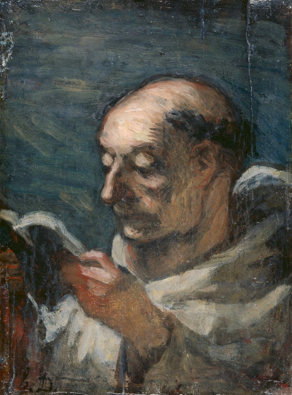 Munkki lukeminen tekijältä Honoré Daumier