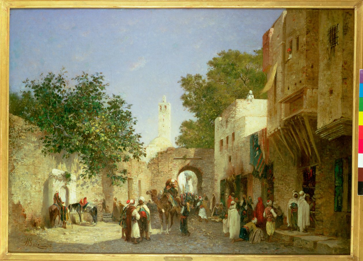 Arabilainen katukohtaus, 1872 tekijältä Honore Boze