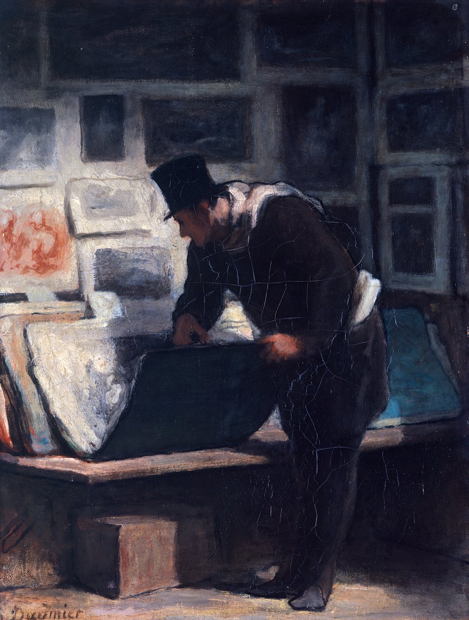 Printtiharrastaja tekijältä Honoré Daumier