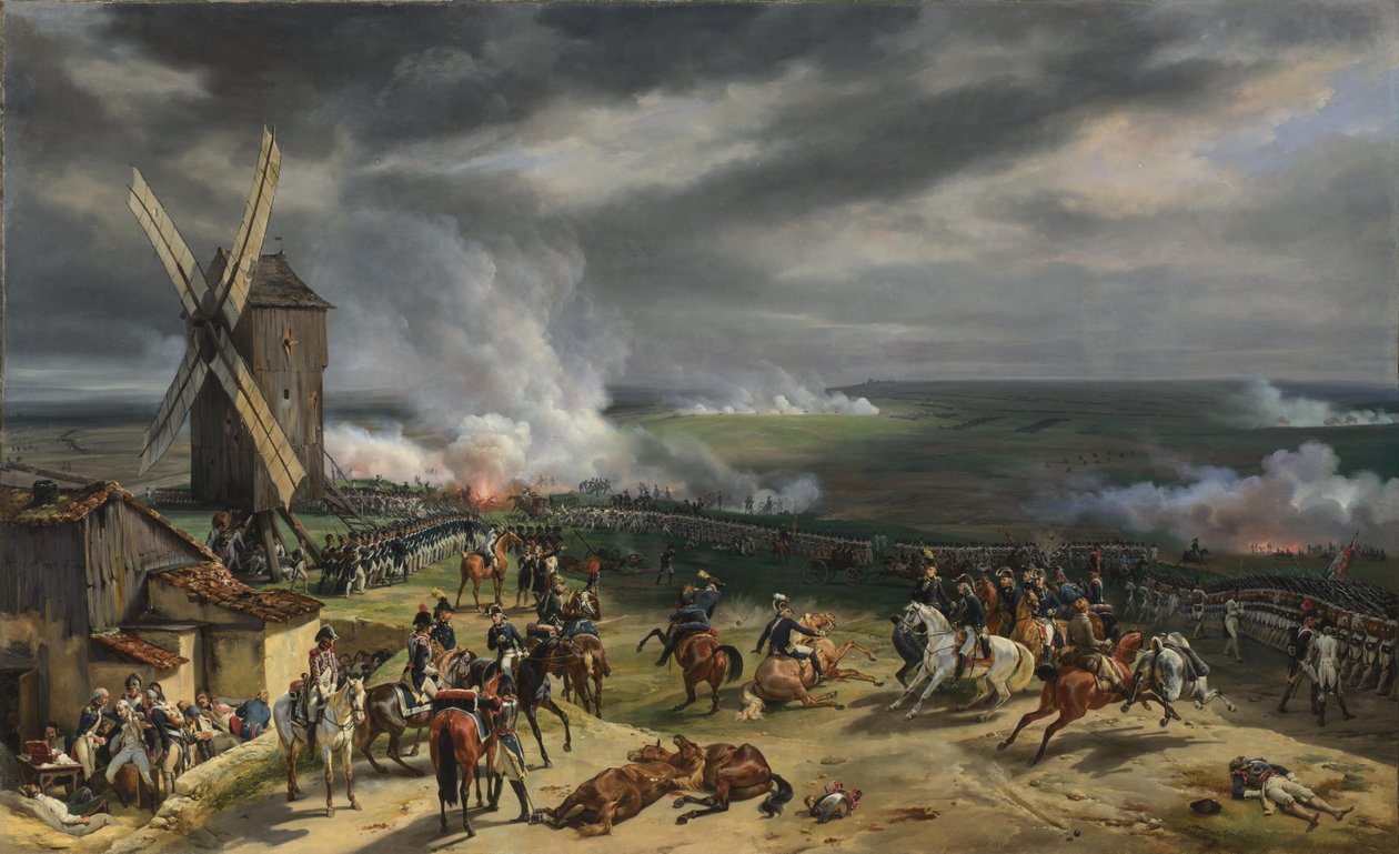 Valmyn taistelu tekijältä Emile Jean Horace Vernet