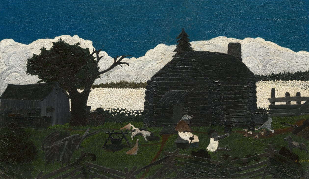 Cabin in the Cotton, c. 1931-1937. tekijältä Horace Pippin