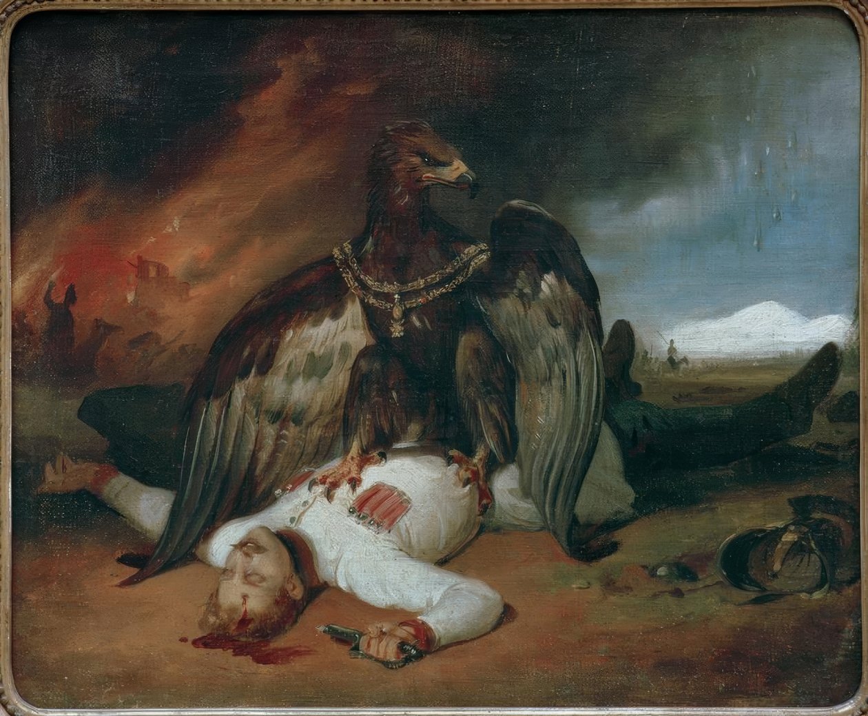 Puolalainen Prometheus tekijältä Emile Jean Horace Vernet