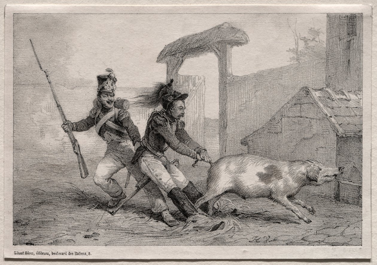 Marauders, pitäkää kiinni. tekijältä Emile Jean Horace Vernet