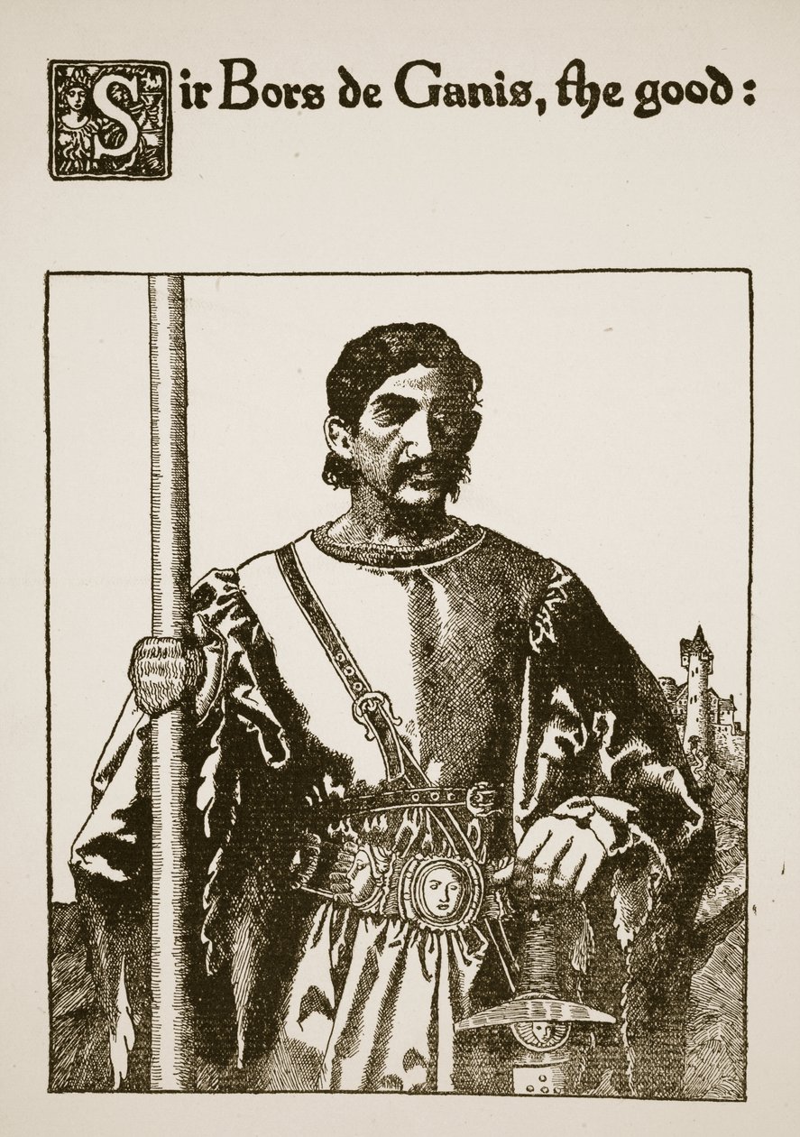 Sir Bors de Ganis, hyvä, kuvitus teoksesta 