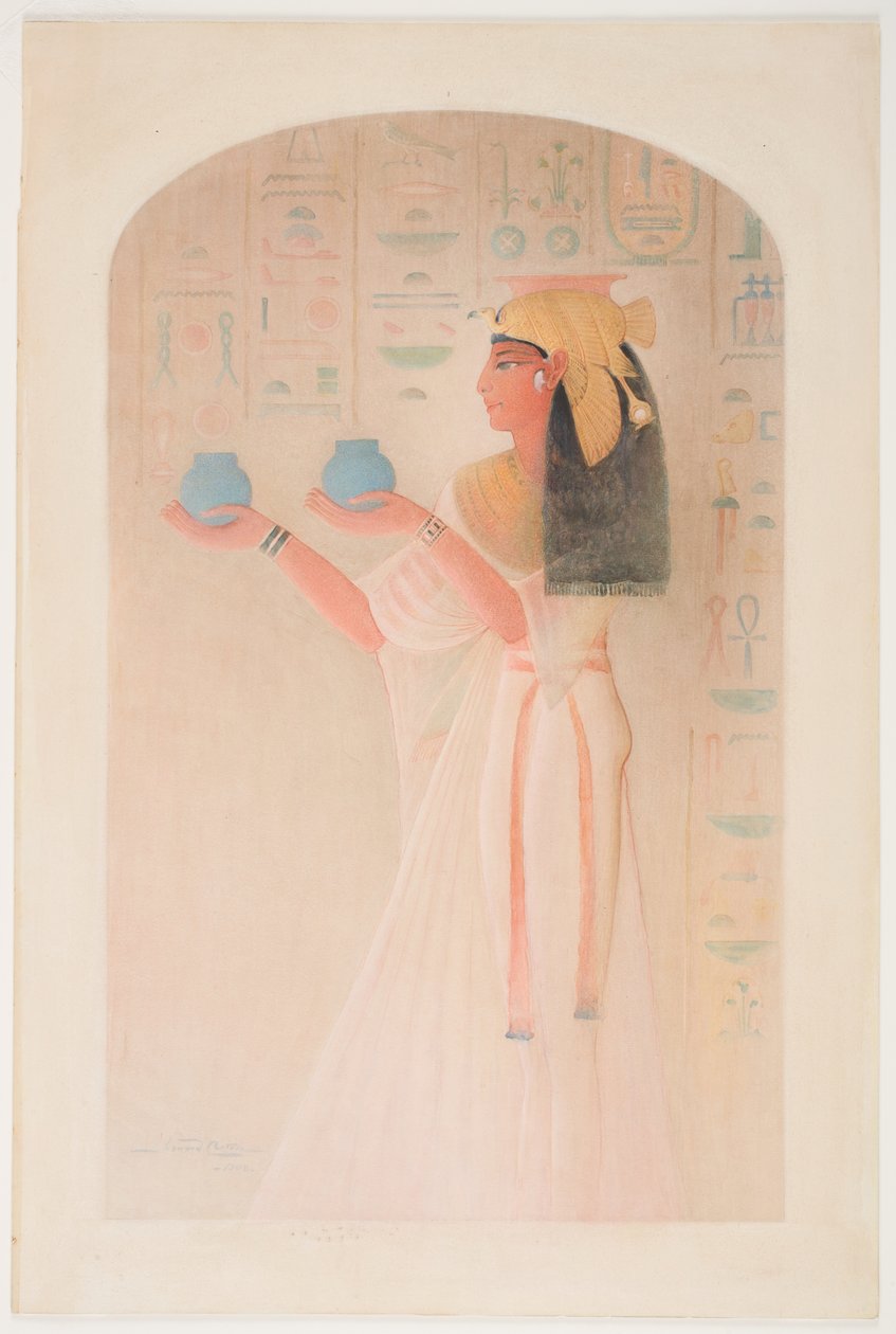 Kuningatar Nefertari tarjoaa kaksi pottia tekijältä Howard Carter