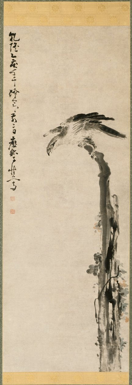 Kotka puunrungossa, 1755. tekijältä Huang Shen