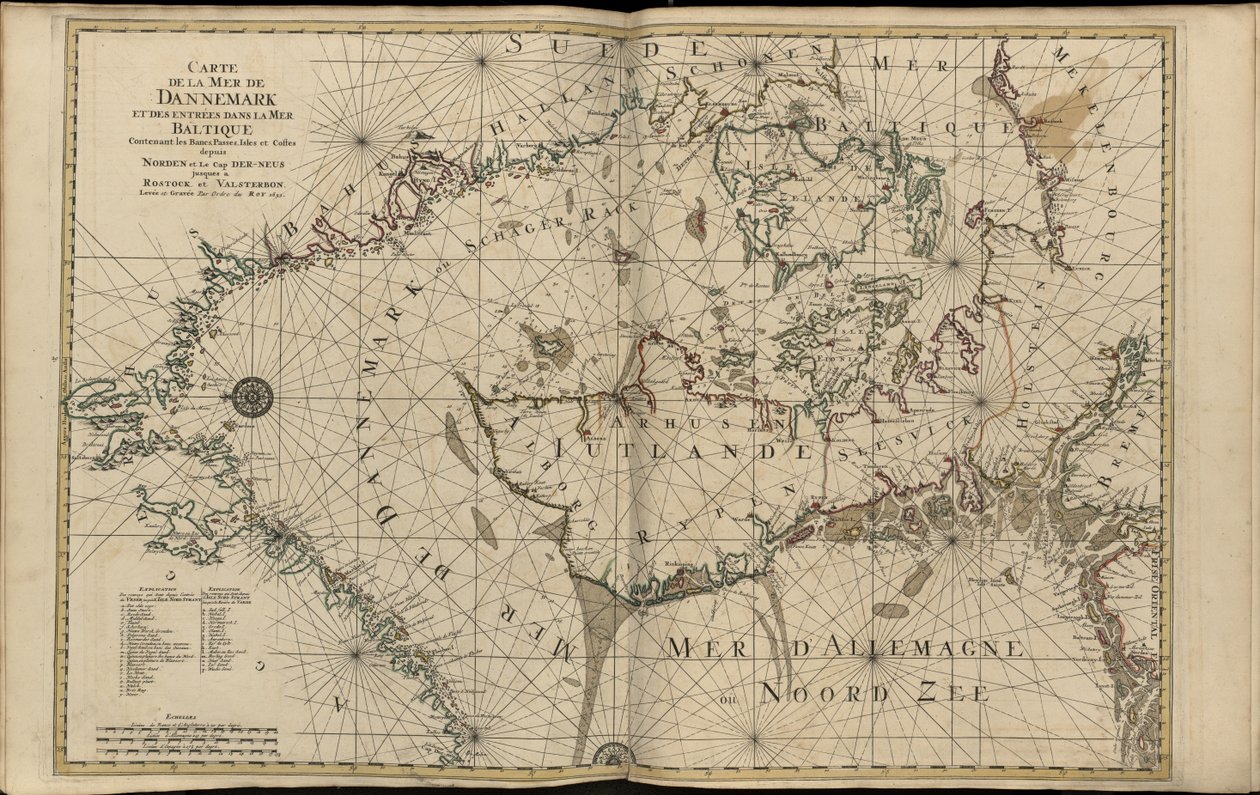 Carte de la Mer de Danemark tekijältä Hubert Jaillot