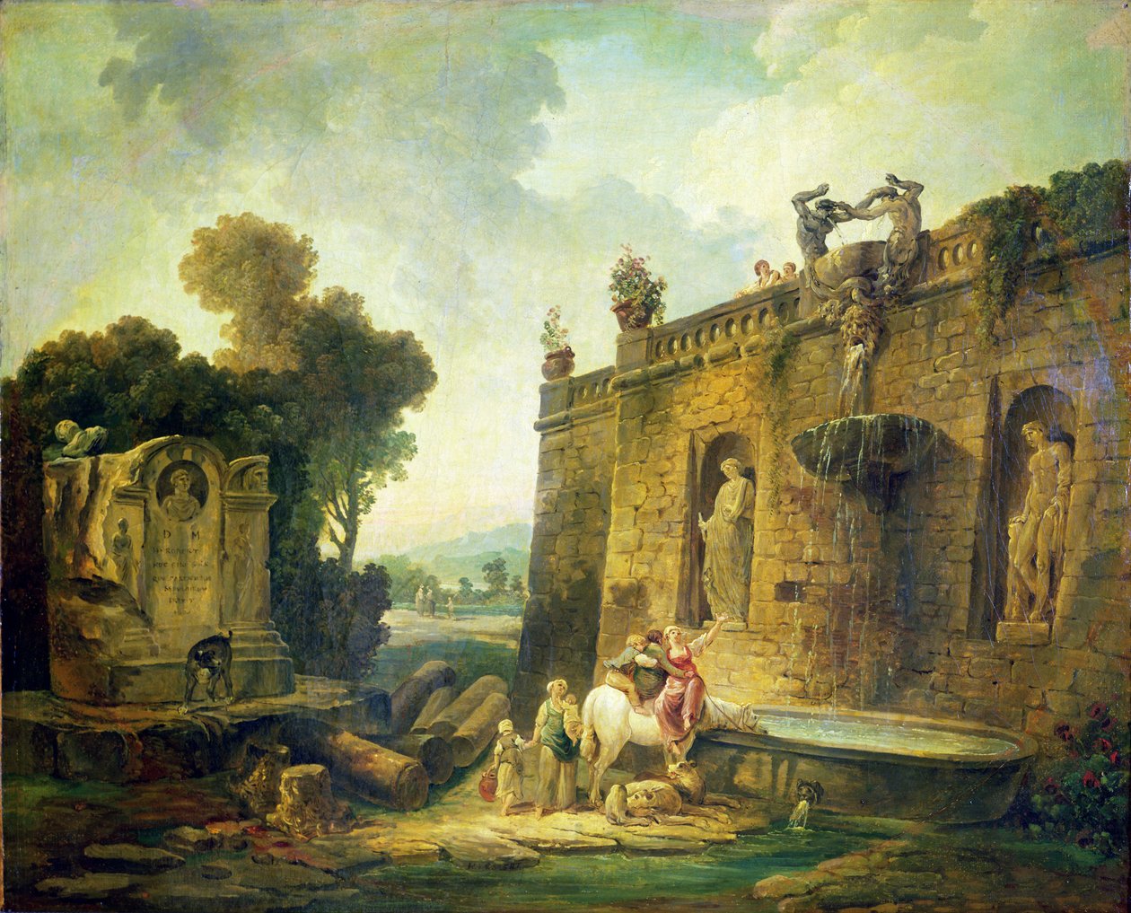 Kastelupaikka tekijältä Hubert Robert