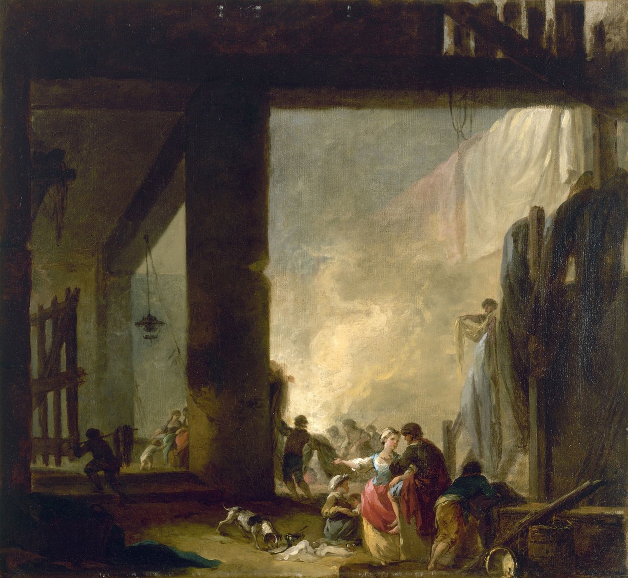 Pyykki tekijältä Hubert Robert