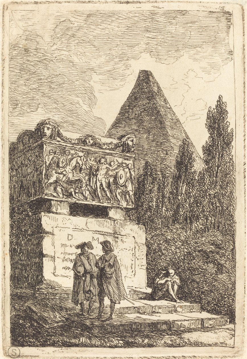 Sarkofagi tekijältä Hubert Robert