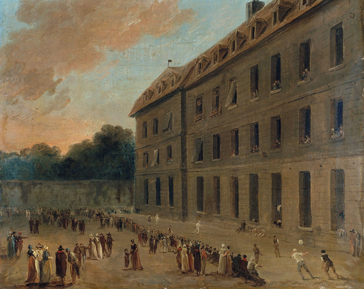 Saint-Lazaren vangit, noin 1794. tekijältä Hubert Robert