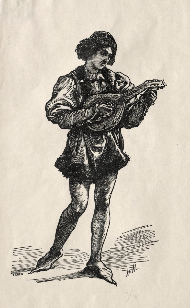 Trubaduuri. tekijältä Hubert von Herkomer