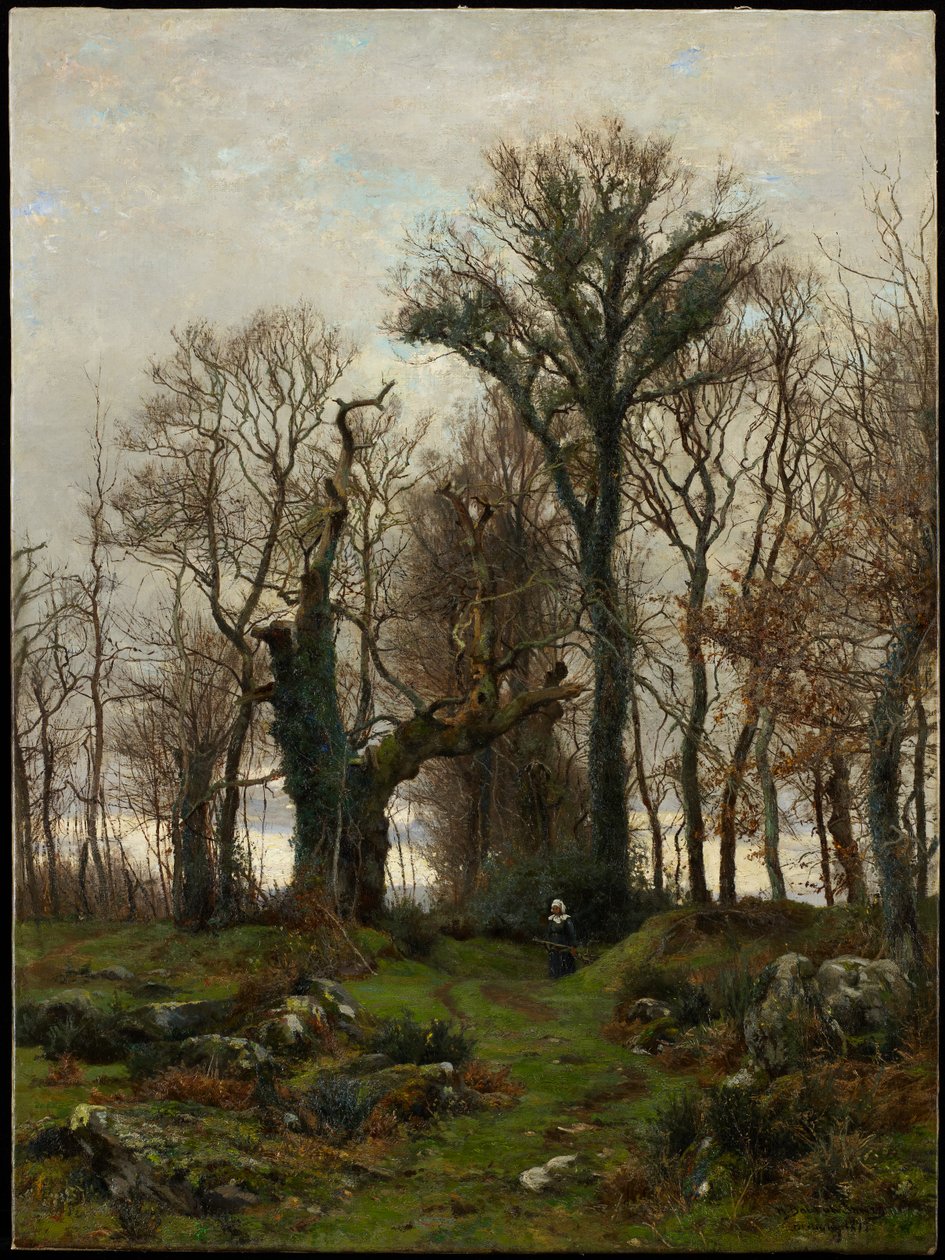 Edge of the Moor, Bretagne, 1877 tekijältä Hugh Bolton Jones