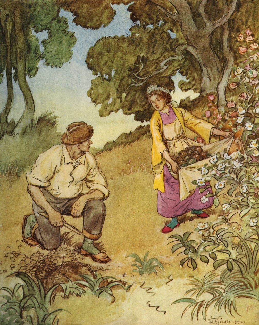 J M Barrie Ihailtava Crichton tekijältä Hugh Thomson