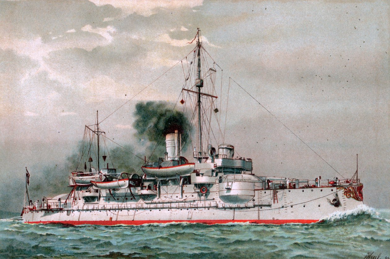 S.M. Küstenpanzerschiff Hagen tekijältä Hugo Graf