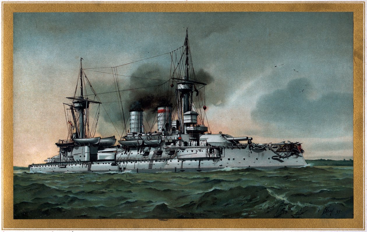 S.M. Linienschiff Kurfürst Friedrich Wilhelm tekijältä Hugo Graf