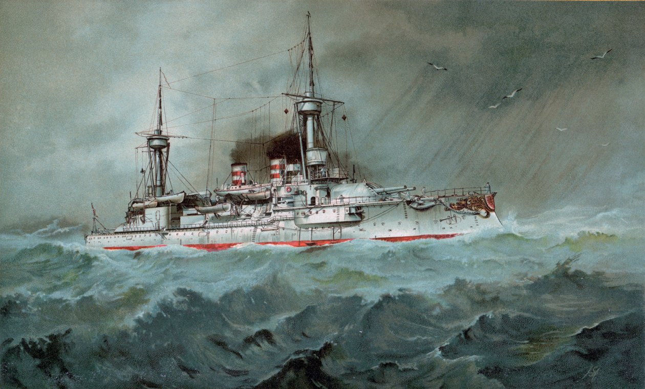 S.M. Linienschiff Wörth tekijältä Hugo Graf