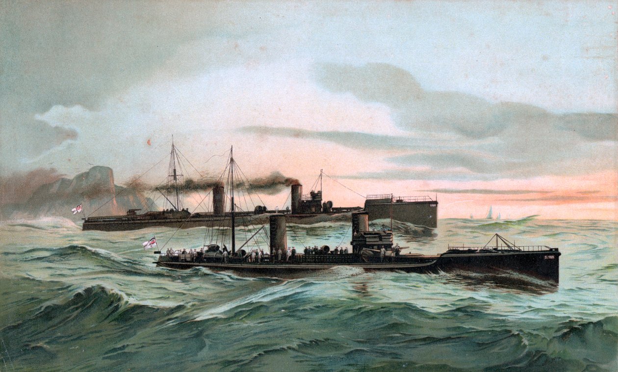 S.M. Torpedoboot G 108 & S.M. Torpedoboot S 102 tekijältä Hugo Graf