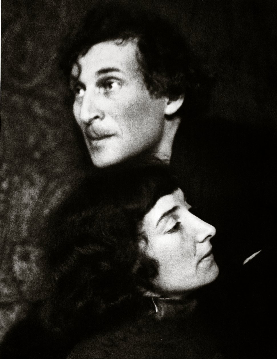 Marc ja Bella Chagall (seepiakuva) tekijältä Hugo Erfurth