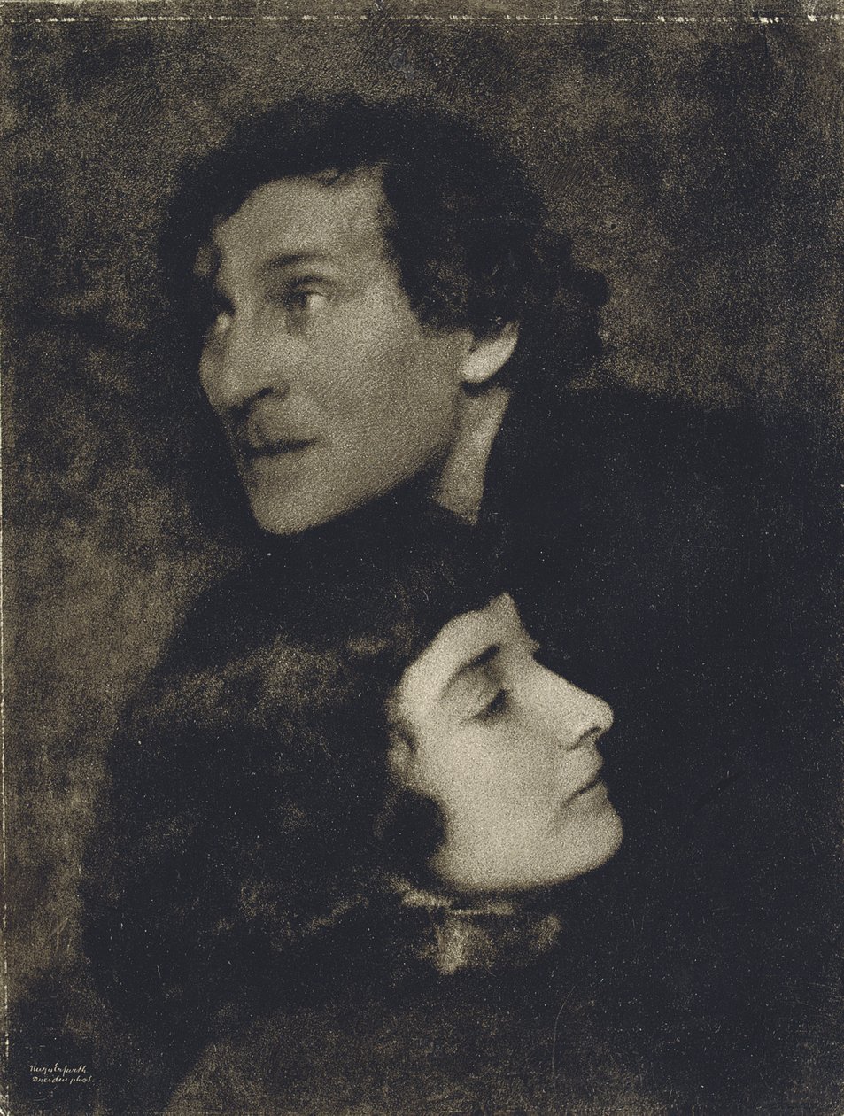 Marc ja Bella Chagall, 1923. tekijältä Hugo Erfurth