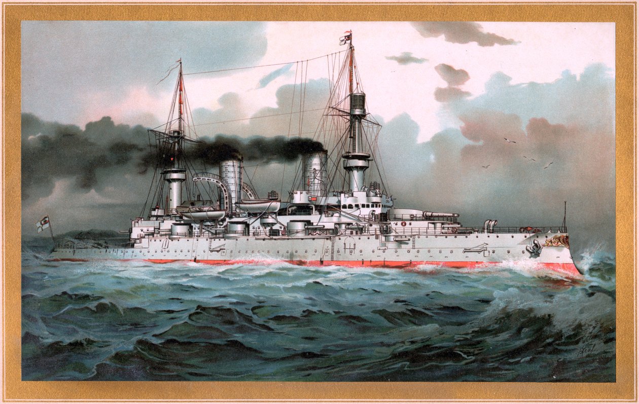 S.M. Taistelulaiva Kaiser Wilhelm II tekijältä Hugo Graf