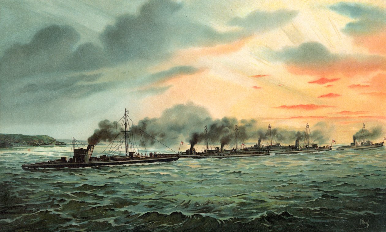 S.M. Torpedoboots-divisioona tekijältä Hugo Graf