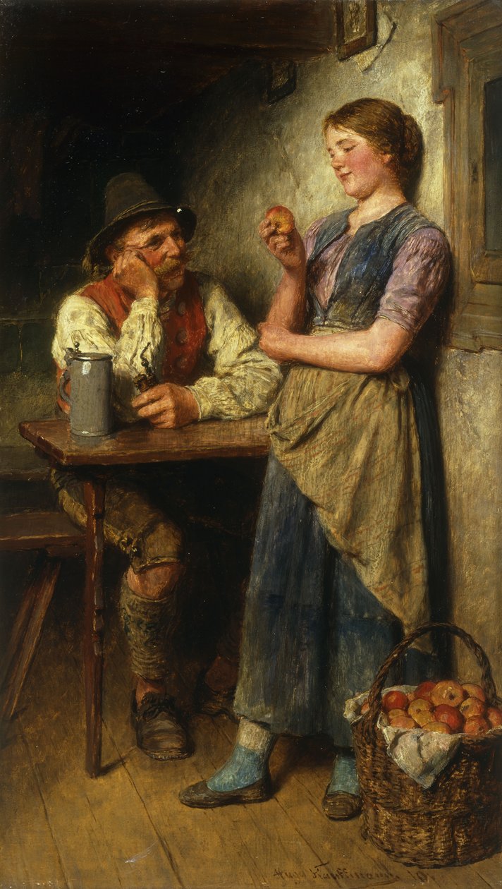 Hänen silmänsä omena, 1910 tekijältä Hugo Kauffmann