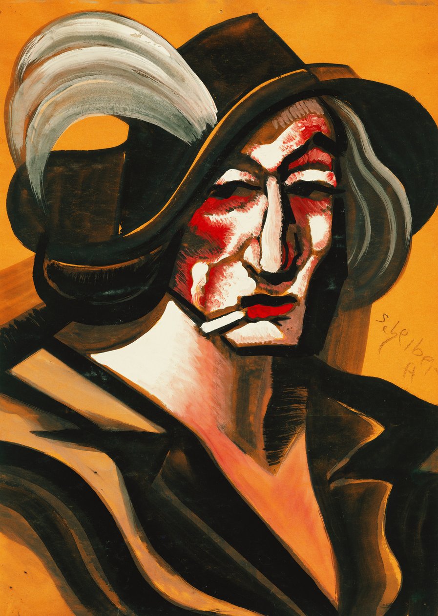 Lady with Hat; Dame mit Hut tekijältä Hugo Scheiber