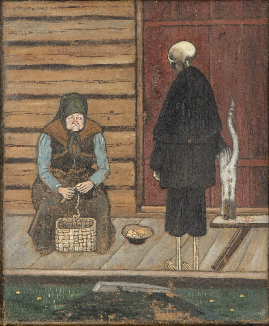Kuolema ja perunankuorimaveitsi tekijältä Hugo Simberg
