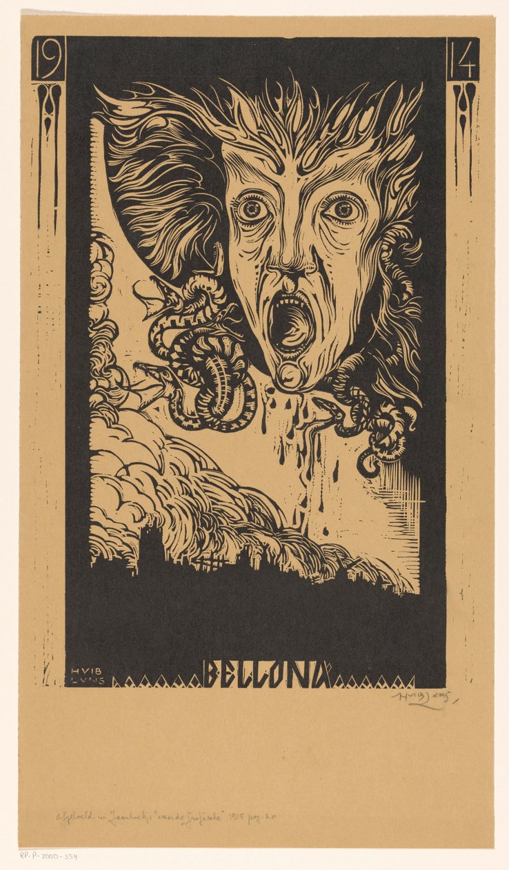 Bellona (otsikko esineessä) tekijältä Huib Luns (signed by artist)