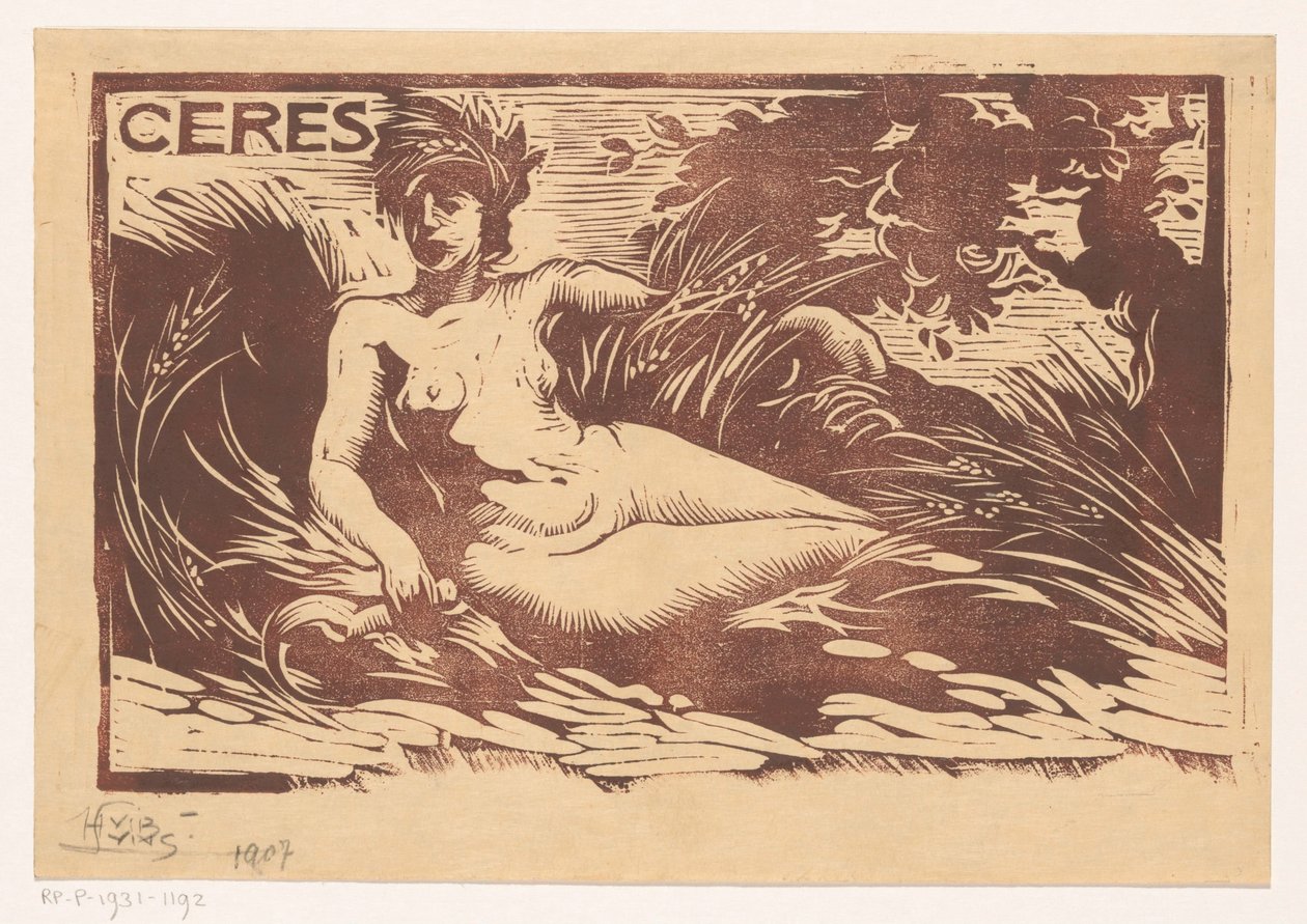 Ceres tekijältä Huib Luns (signed by artist)