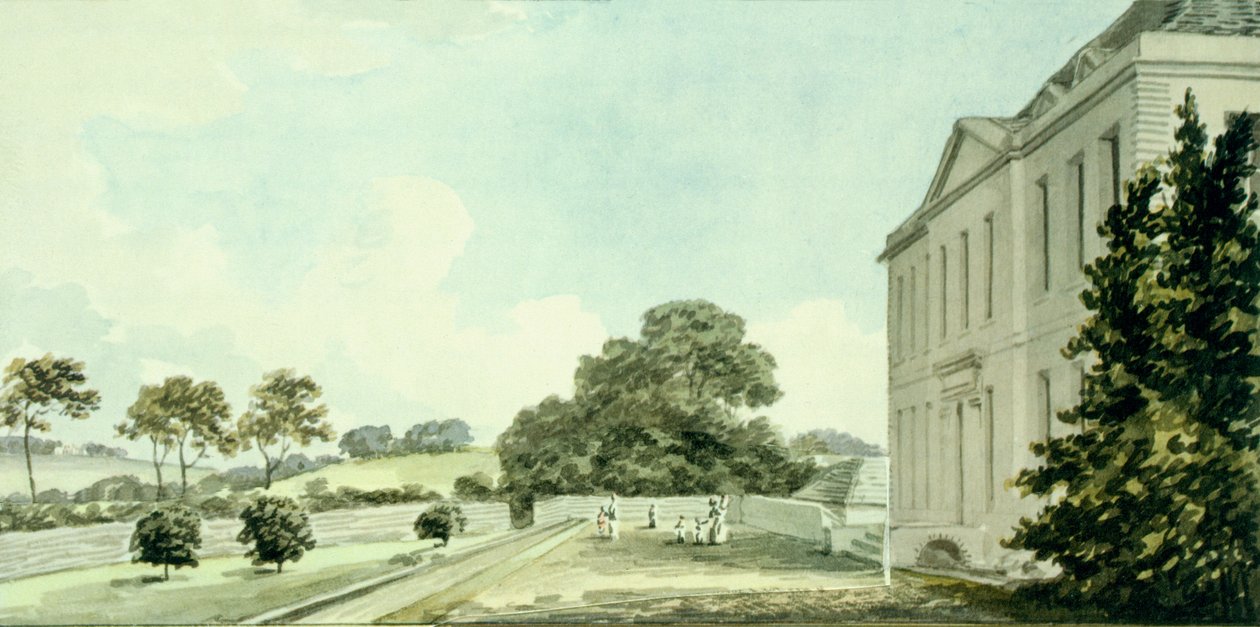 Sheringham Hallin punainen kirja, noin 1812 tekijältä Humphry Repton