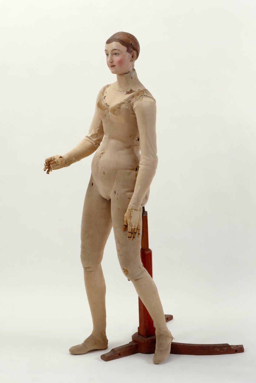 Mannekiini, 1817 (puu, metalli, tekstiili ja paperimassa) (katso myös 312162-312164) tekijältä Huot