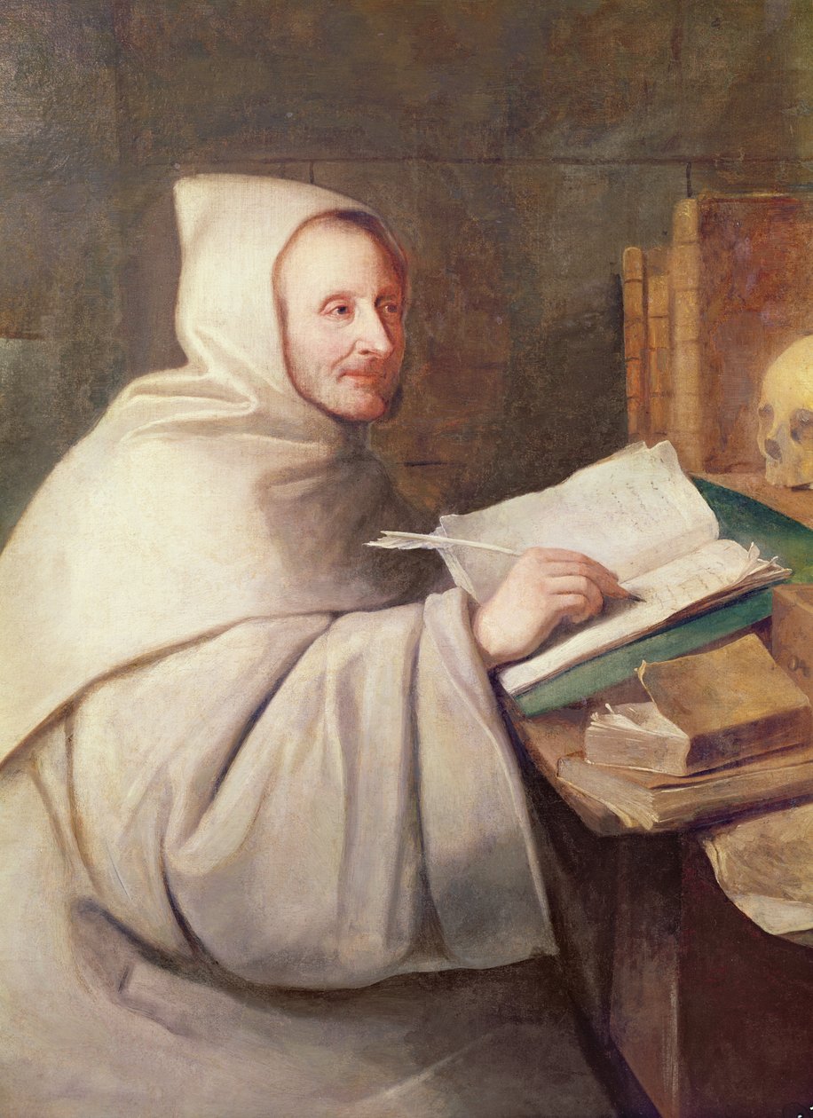 Apotti Armand-Jean le Bouthillier de Rance (1626-1700) tekijältä Hyacinthe Francois Rigaud