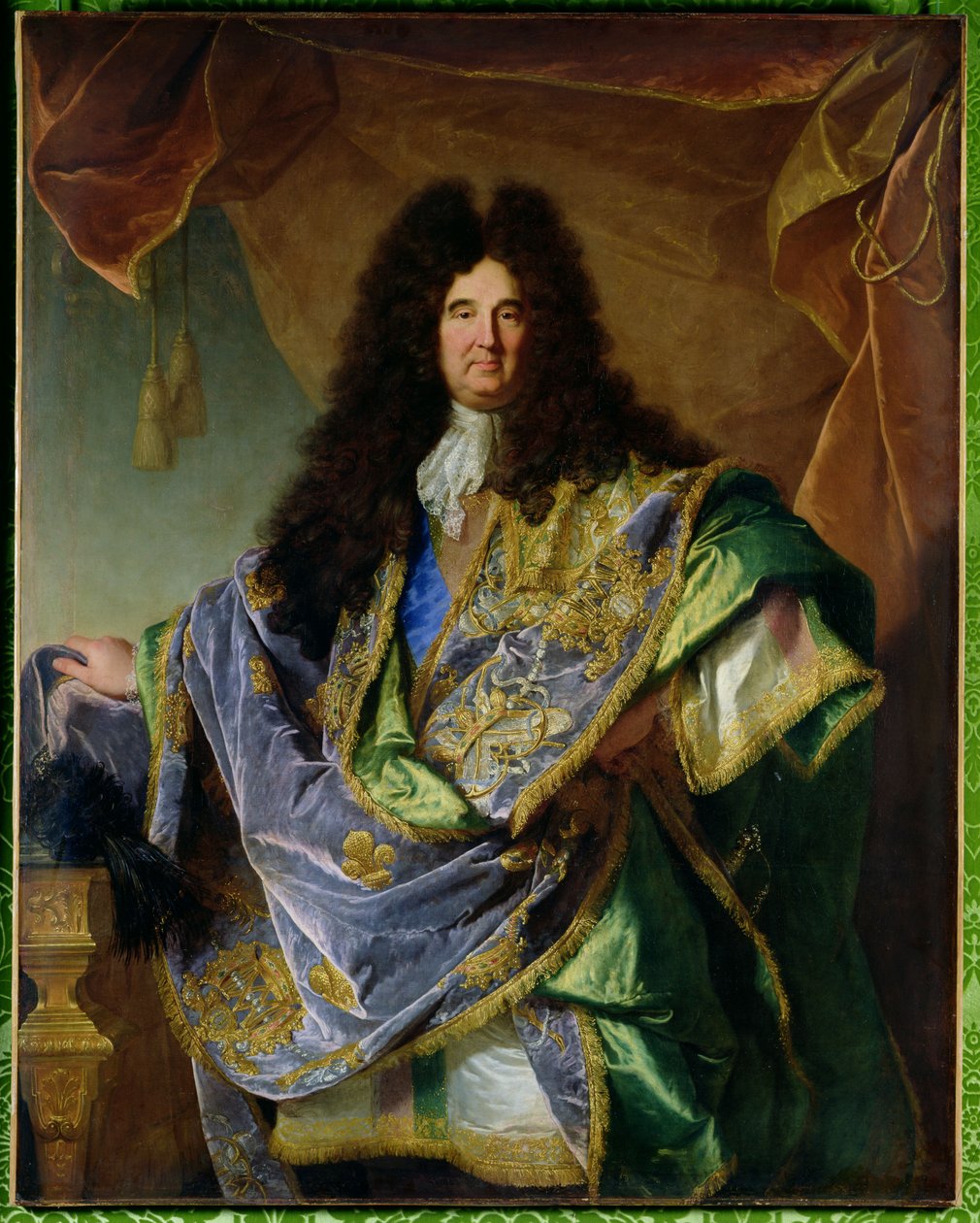 Philippe de Courcillonin (1638-1720) muotokuva Markiisi de Dangeau, 1702 tekijältä Hyacinthe Francois Rigaud