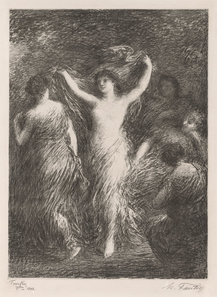 Tanssit, 1898. tekijältä Ignace Henri Jean Fantin Latour