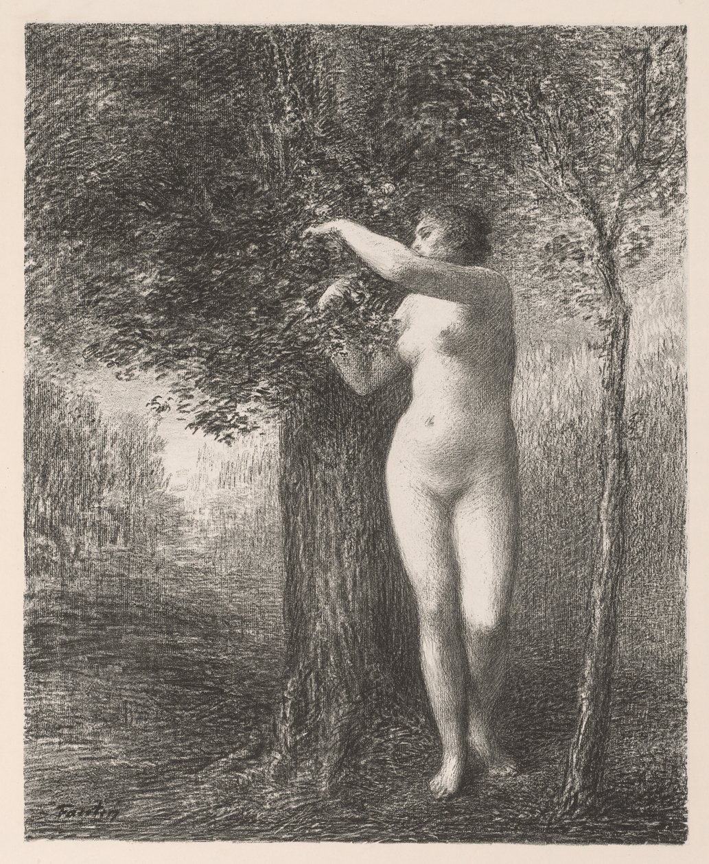 Eeva, 1896. tekijältä Ignace Henri Jean Fantin Latour