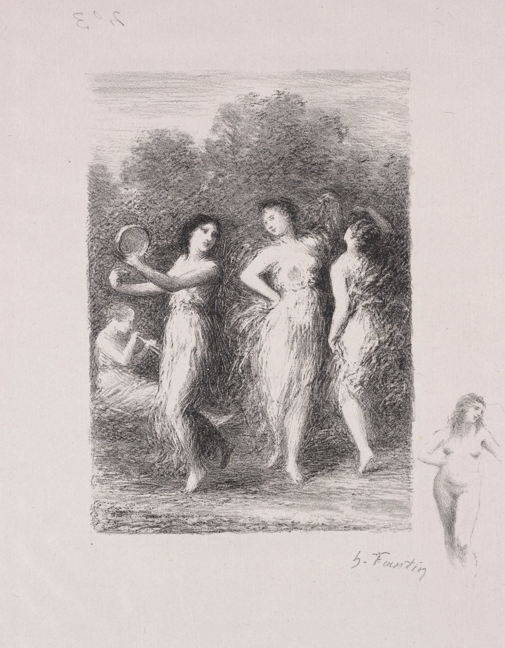 Nuori potilas. tekijältä Ignace Henri Jean Fantin Latour
