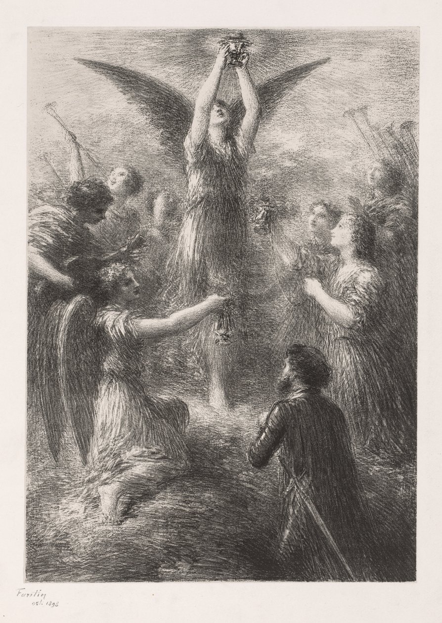 Alkusoitto Lohengrinille, 1898. tekijältä Ignace Henri Jean Fantin Latour